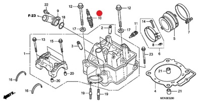 Sytytystulppa SILMAR CRF450 2009-2015