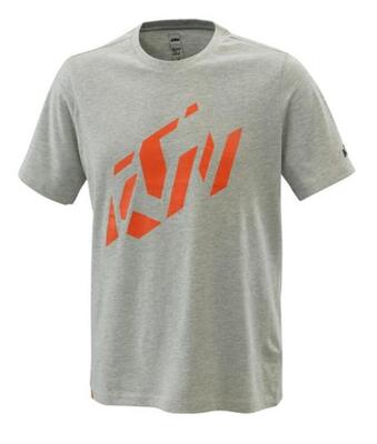 KTM RADICAL SLICED TEE GREY MELANGE 