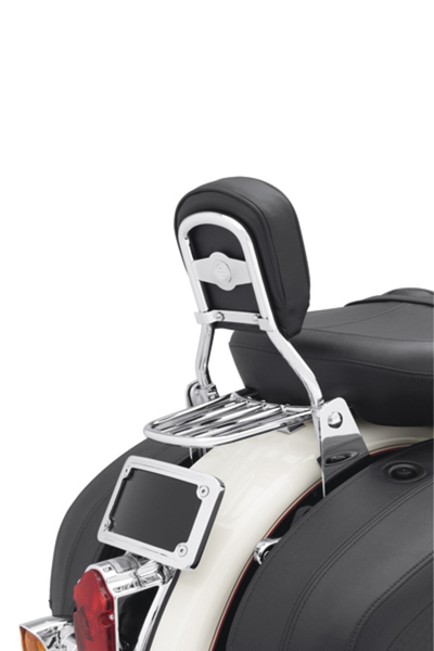 Low Mini-Medallion Style Sissy Bar Upright