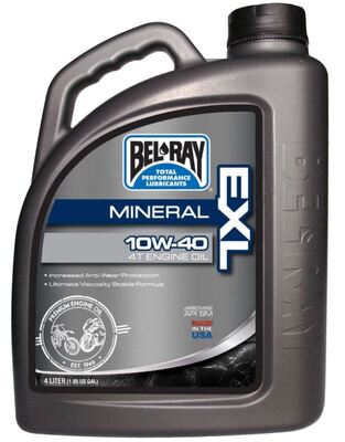 Bel-Ray EXL 10W-40 Mineral 4T Engine Oil 4L