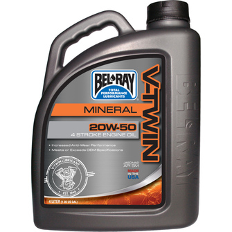 Bel-Ray V-Twin 20W-50 Mineral Engine Oil 4L