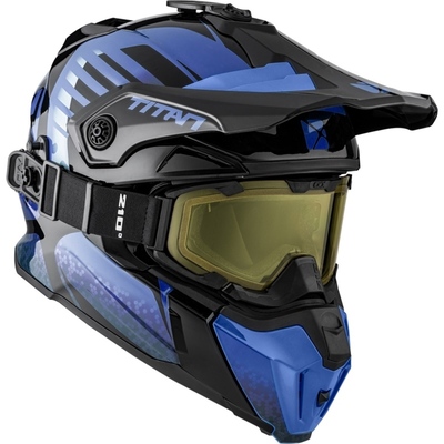 CKX Kypärä + Goggles TITAN Avid Sininen