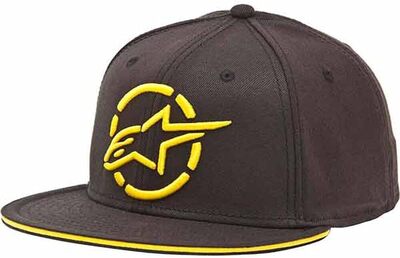 PINNED CUSTOM FLATBILL HAT YELLOW L/XL