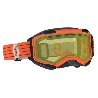 Scott Goggle Fury Snow Cross orange/grey yellow