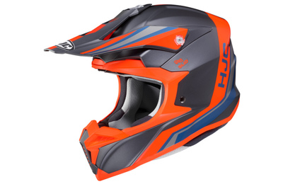 HJC Helmet I 50 Flux Blk/Orange MC6SF