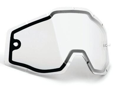 FMF POWERBOMB/CORE Replacement Linssi Dual Pane - Kirkas