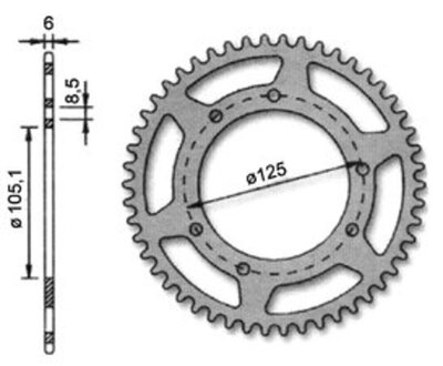 Takaratas 58z Derbi Senda 2000-