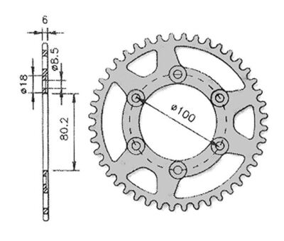 Takaratas 48z Rieju Rr, Spike