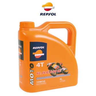 REPSOL Moto Racing 4T 10W50, 4Litraa