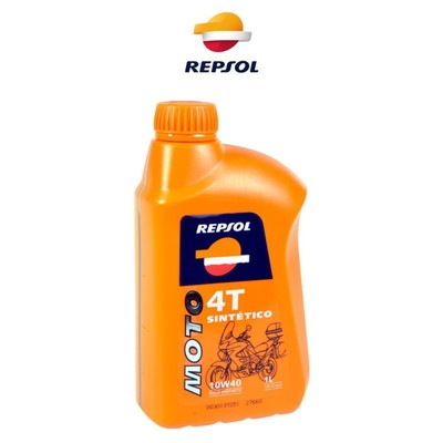 REPSOL Moto Sintético 4T 10W40, 1Litra