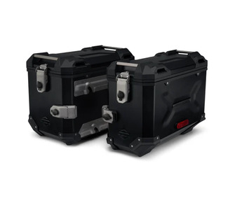 Pan America Aluminum Side Cases - Black