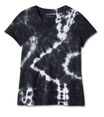 TEE-KNIT,BLACK TIE DYE