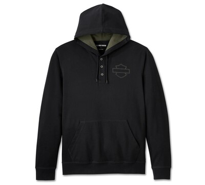 Cowboy Rider Hooded Henley 