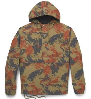 JACKET-WOVEN,GREEN CAMO