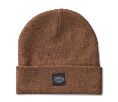 BEANIE-KNIT,BROWN