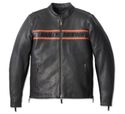 JACKET-VICTORY LANE II,LEATHER