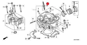 HONDA CR8EH-9 SYTYTYSTULPPA U24FER9 CR8EH9