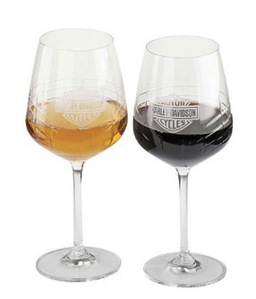 H-D CRYSTAL WINE GLASS SET