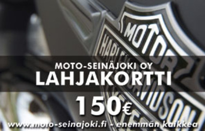 LAHJAKORTTI HARLEY-DAVIDSON-LOGOLLA 150,00