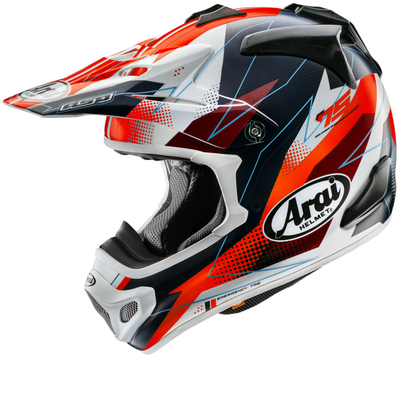 ARAI MX-V RESOLUTE RED