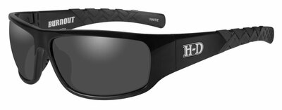 HD BURNOUT Smoke Grey lens / Gloss Black frame