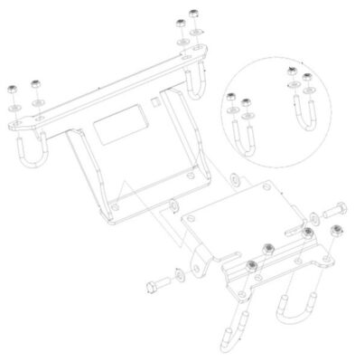 HONDA TRX500FE 12-13 VINSSIN ASENNUSSARJA