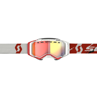 Scott Goggle Prospect Snow Cross LS white/red ls red chrome