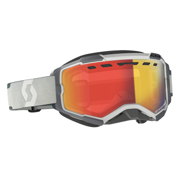 Scott Goggle Fury LS Snow Cross grey ls red chrome