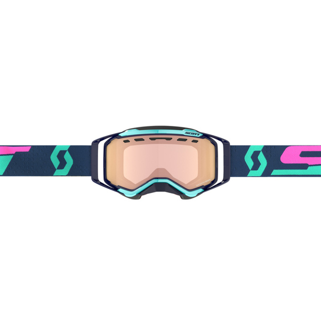 Scott Goggle Prospect Snow Cross turquoise blue/pink enhancer rose chrome