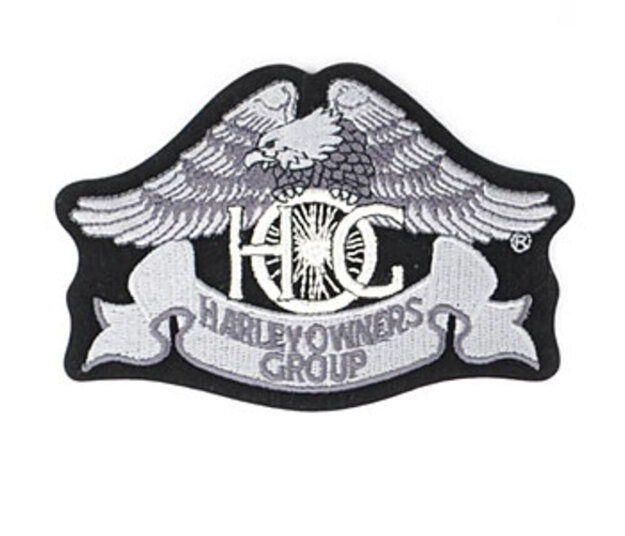 Small Silver Eagle Patch